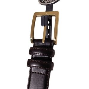 Torino Black European Tanned Cowhide Leather Belt 4531  USA Size 60 1"x66" NWT